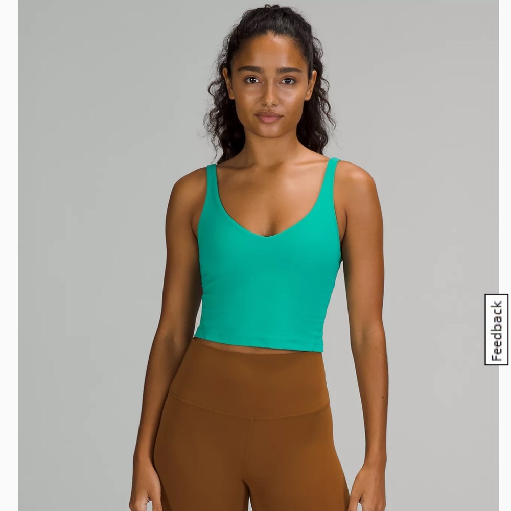 Lululemon size 6 align tank top color Maldives green